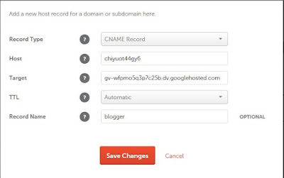 [Custom] Setting Domain Blogspot Namecheap