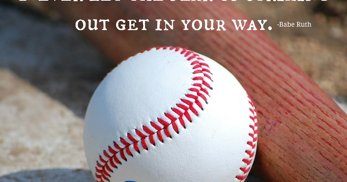 CJO Photo Printable Sports Art 8x10 Never Let the Fear of Striking Out