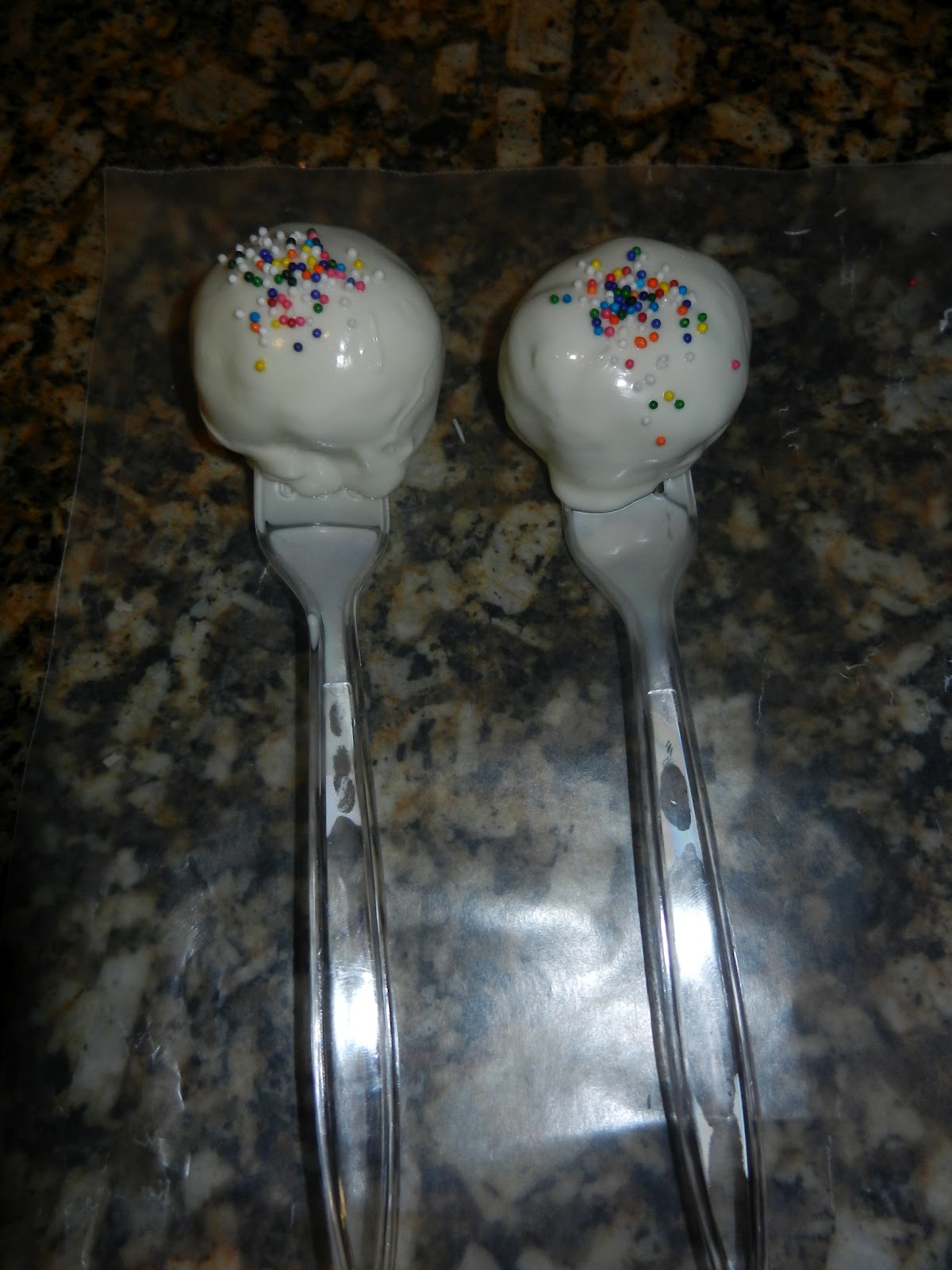 I'll Try Any Pin Once Fork Cake Pops!