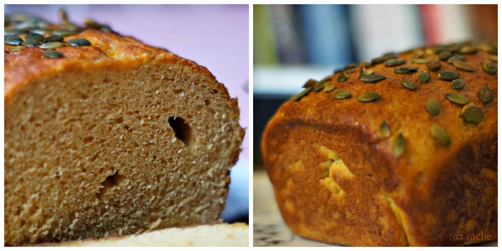 Ma Niche Pumpkin Yeast Bread Baking Partners October Challenge