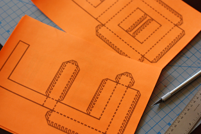 3d Paper Letters Template build 3d paper letters from a nifty font how about orange