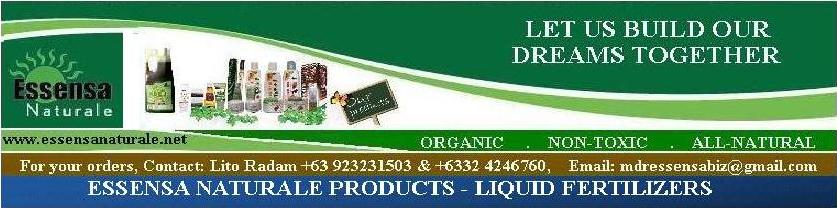 Essensa Naturale Products - Organic Fertilizer
