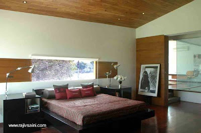 Un cuarto de la casa Residencia contemporánea en la India