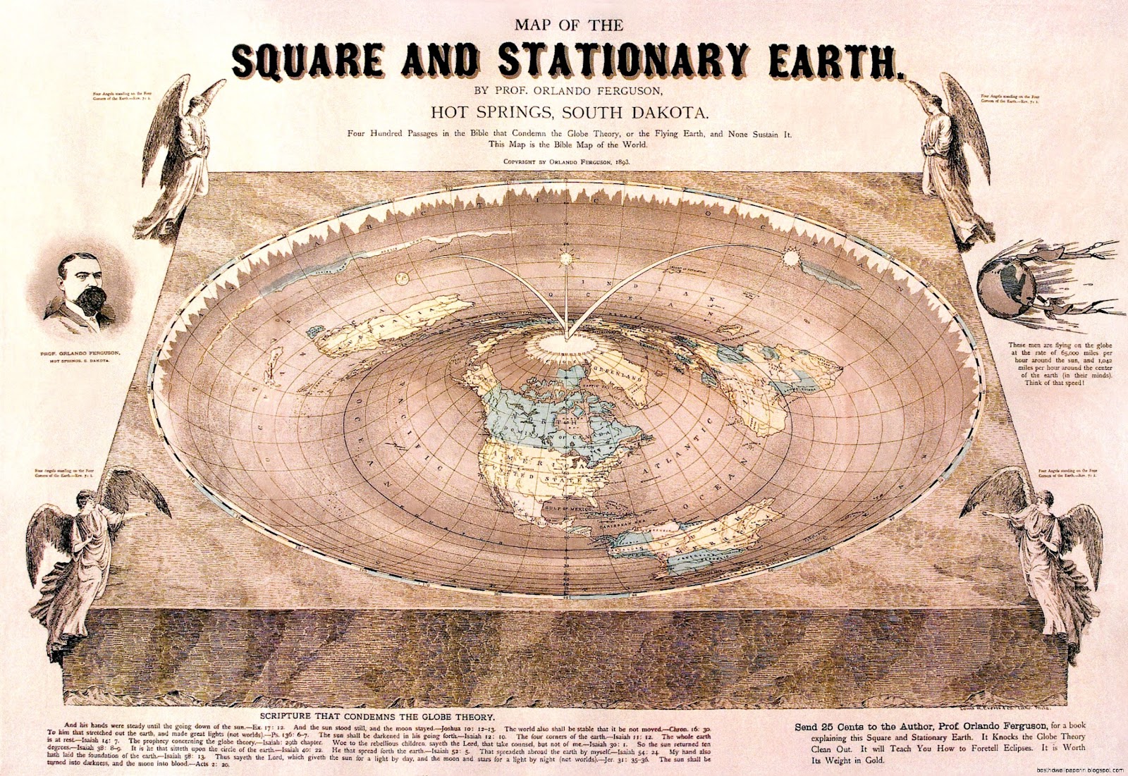 Flat Earth Map Flat Earth Map
