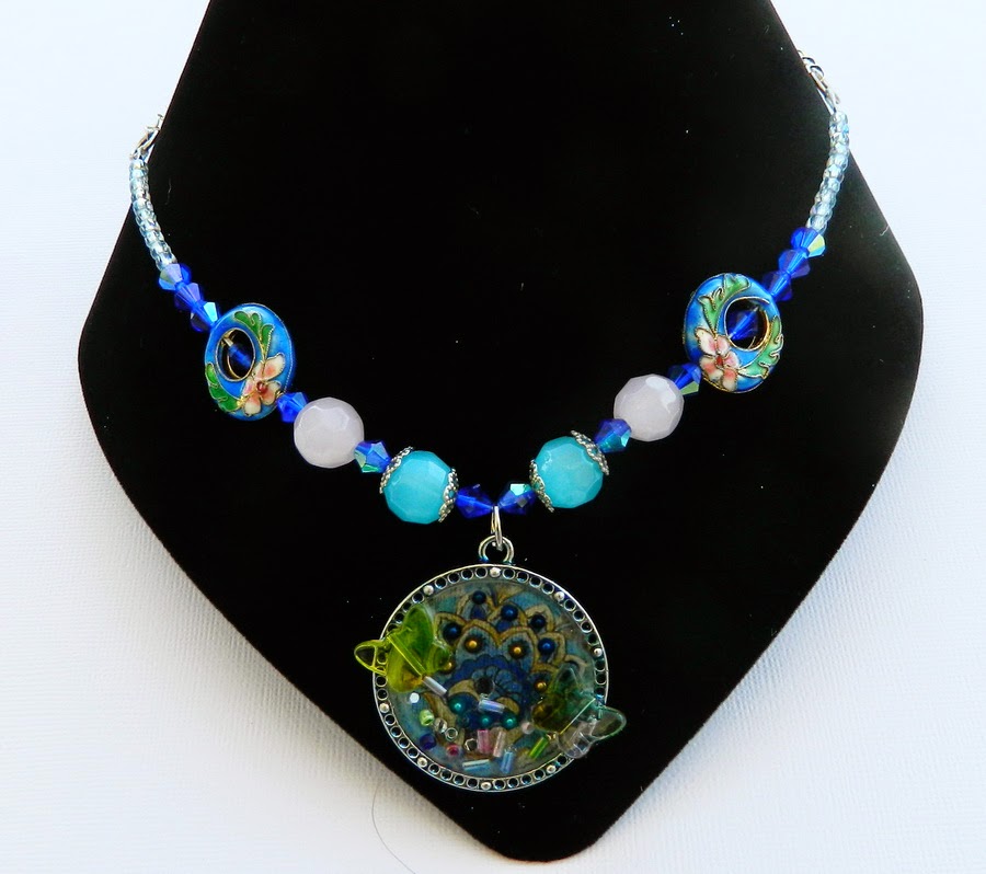 Resin Crafts Tissue Paper with Jewelry Resin