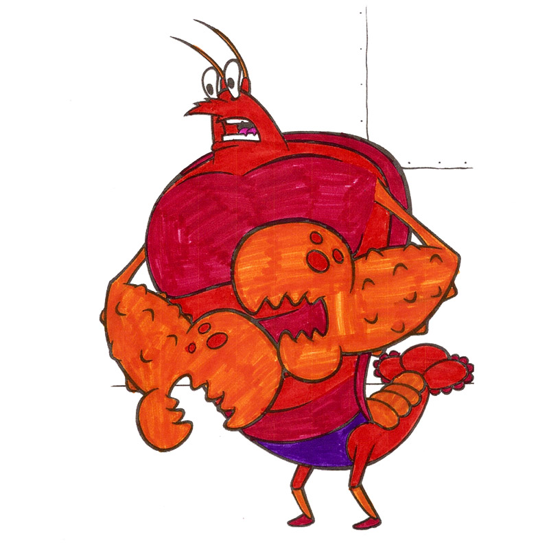 Dibujos & Cía Larry, La Langosta