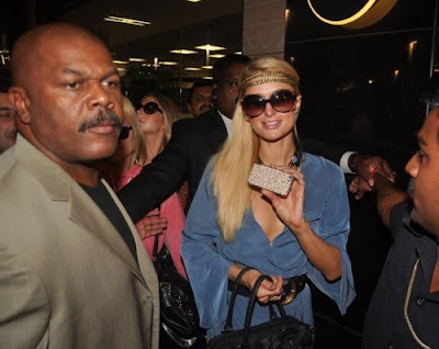 Paris Hilton - Paris Hilton arrives in India