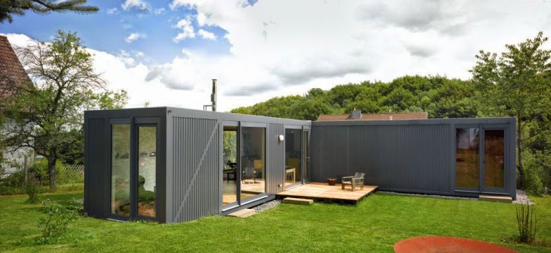 container shipping homes germany modern plans containers roof cargo delivered metal terrace casas construction