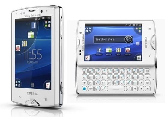 The Sony Ericsson Xperia mini
