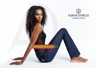 Agbani Darego set to launch denim line, AD. See official promo 
pics