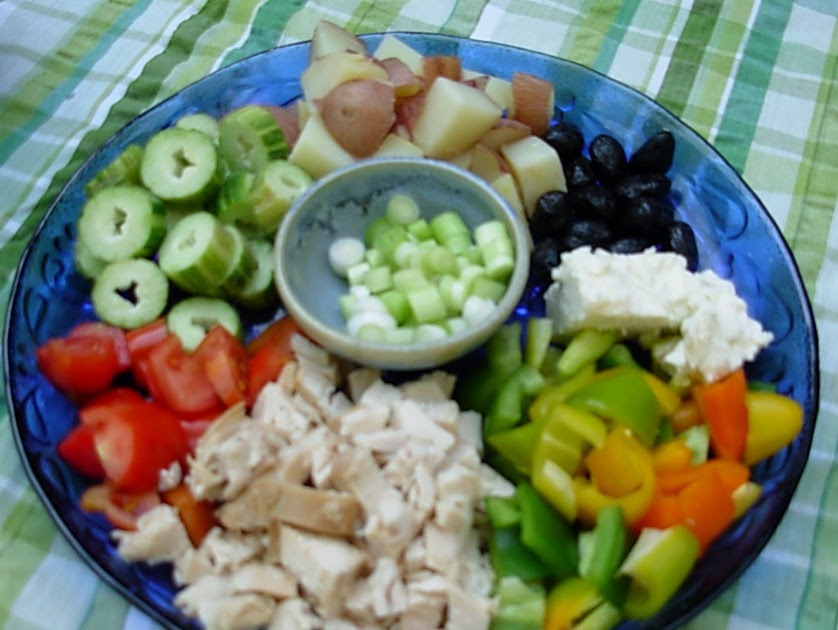 From Kirsten's Kitchen to Yours Composed Salad with Homemade Ranch