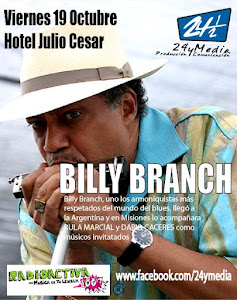 BILLY BRANCH EN POSADAS!! VIERNES 19 OCTUBRE 2012