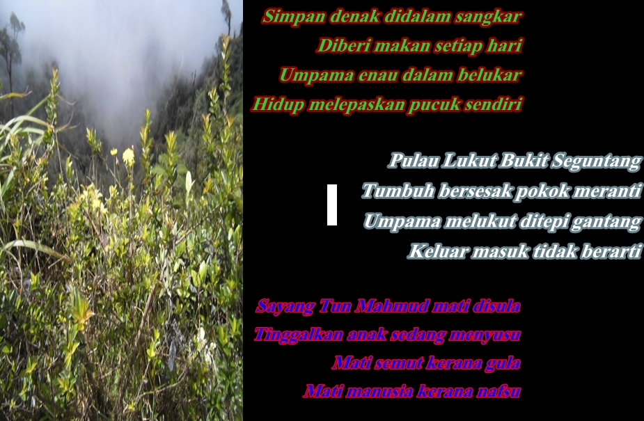 PANTUN MELAYU Pantun Peribahasa