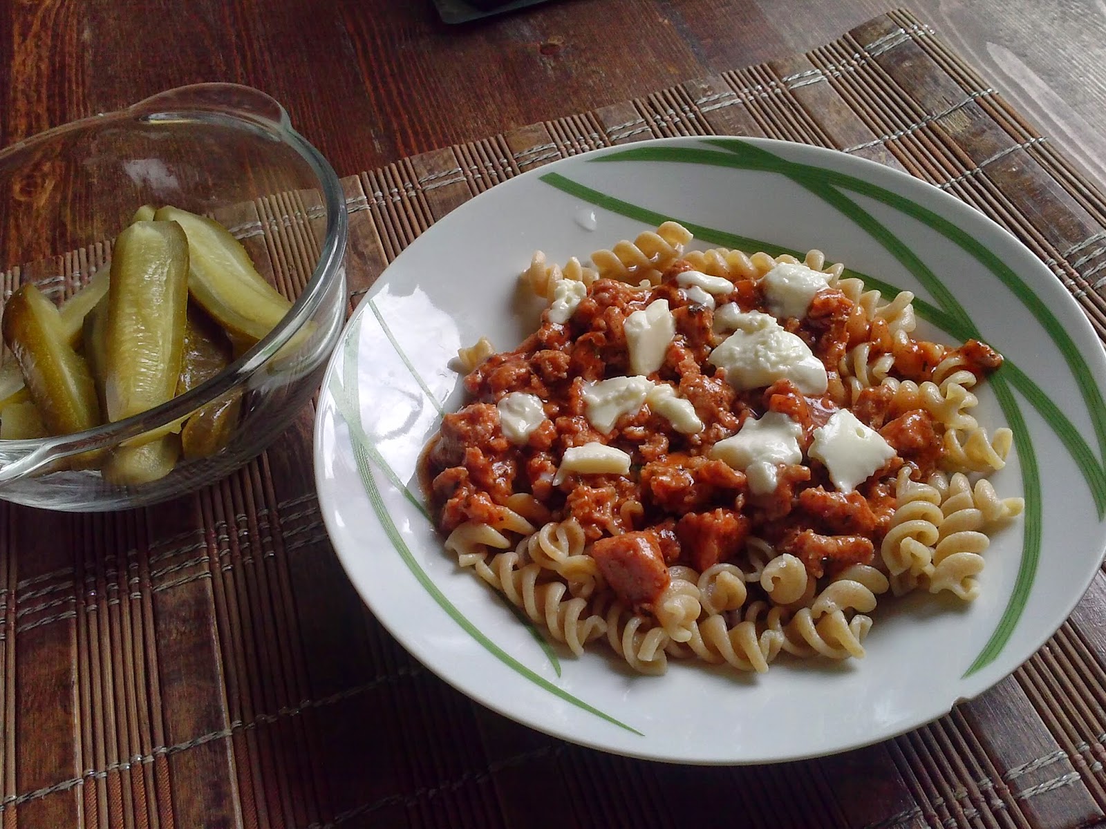 CHWILA DLA ZDROWIA DIETETYCZNE SPAGHETTI Z MOZZARELLĄ (400 KCAL)