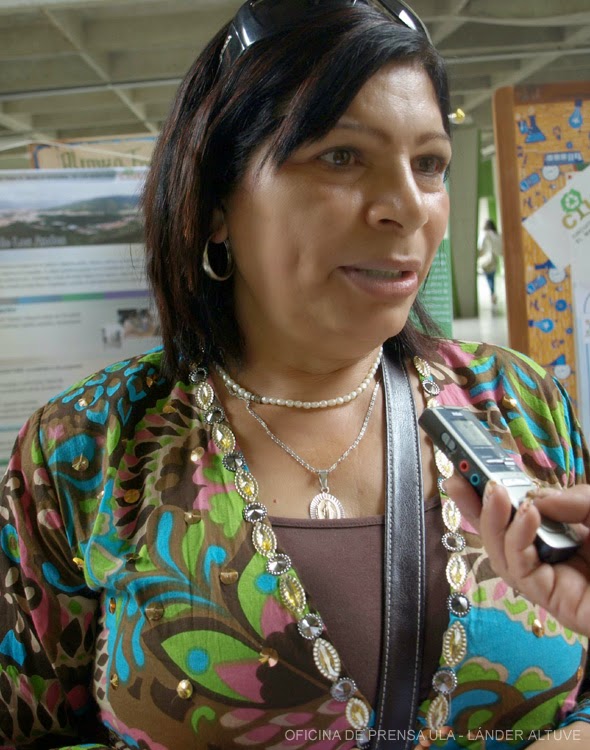 Nelly Araujo invita todos los ambientalistas a trabajar por un medioambiente sustentable.