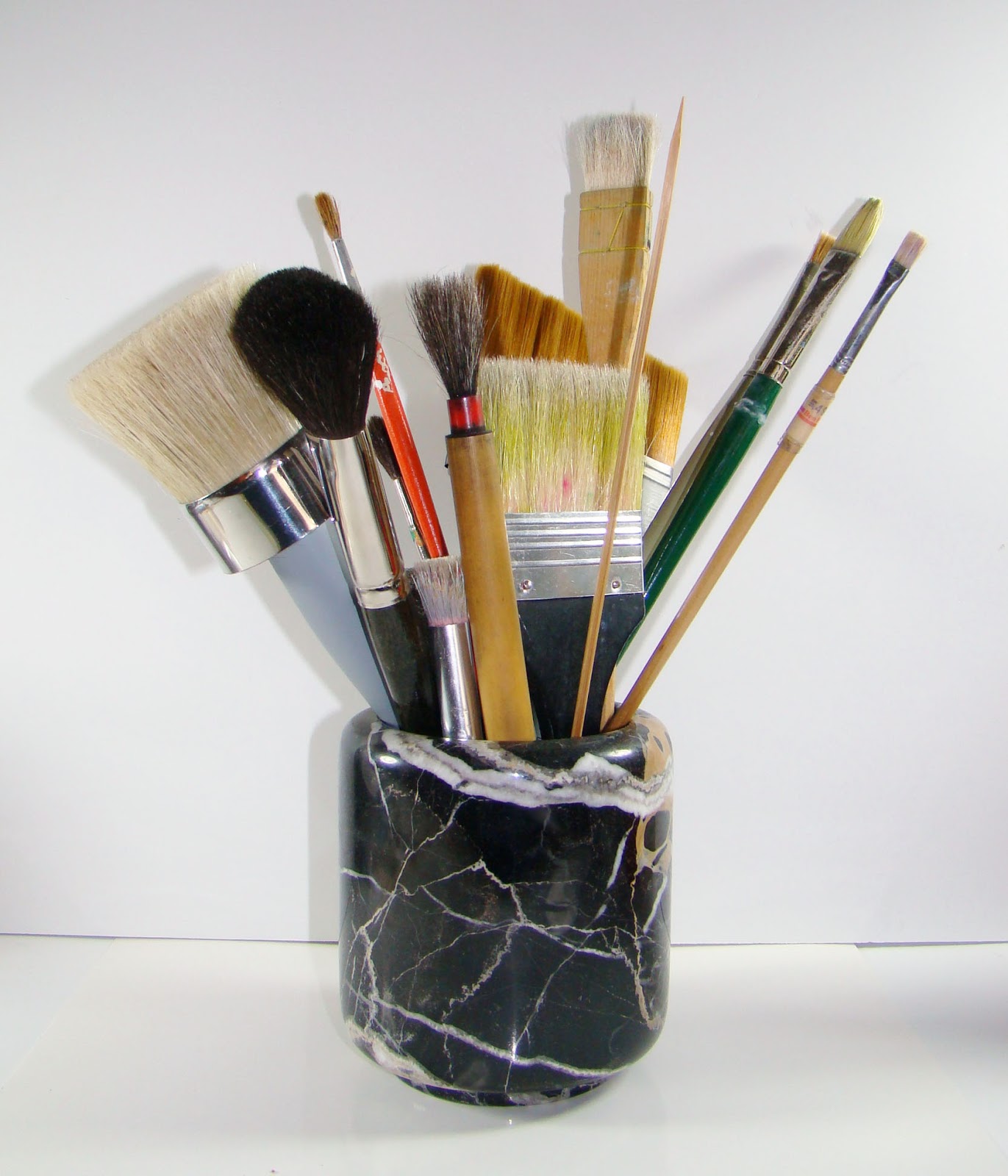 in the hills of North Carolina storing brushes