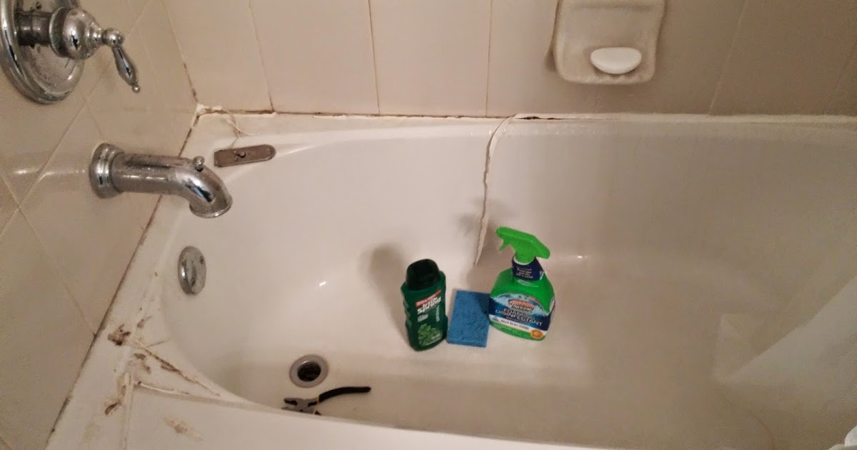 Home Sweet Townhome How to ReCaulk Your Bathtub