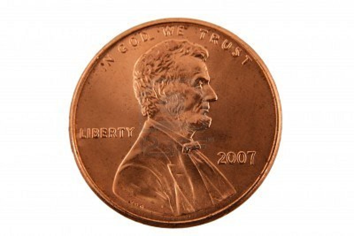 kissing lincoln coin