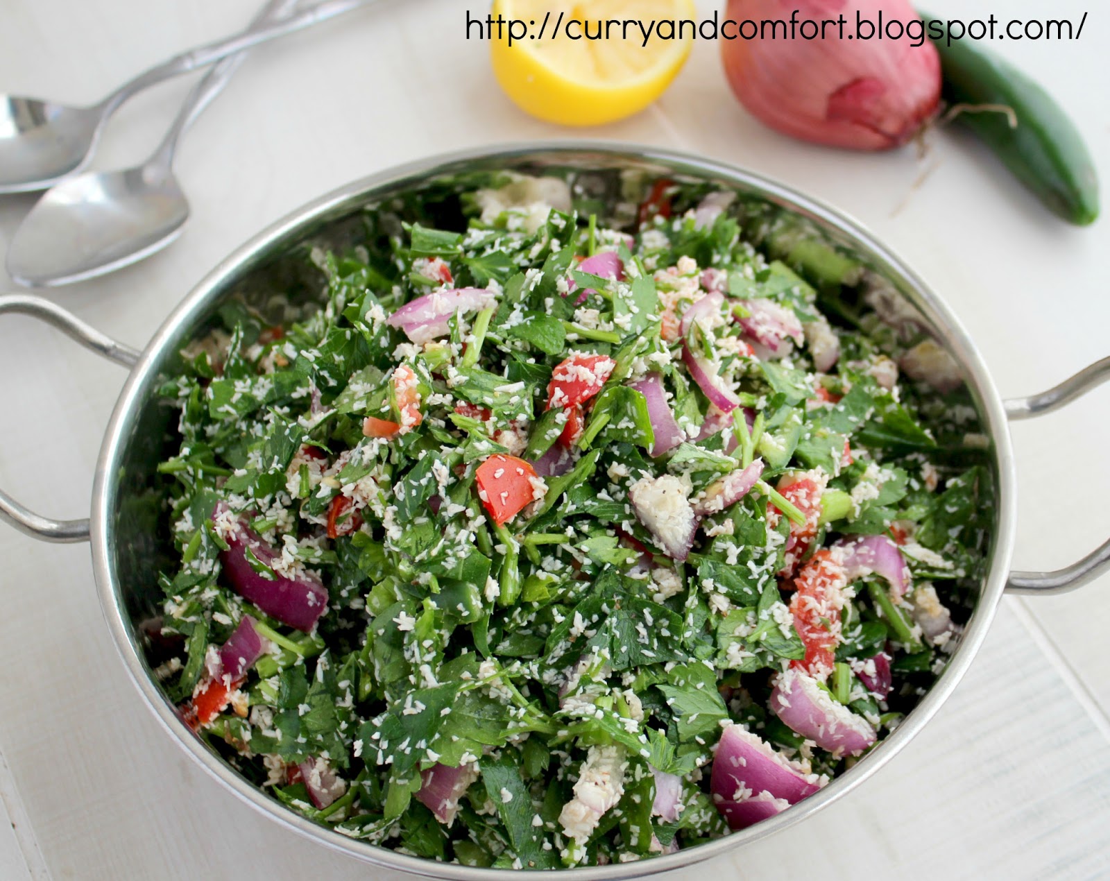 Kitchen Simmer Parsley Sambol (Salad)