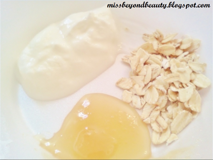 Miss Beyond Beauty Natural Beauty The best face mask DIY Oat