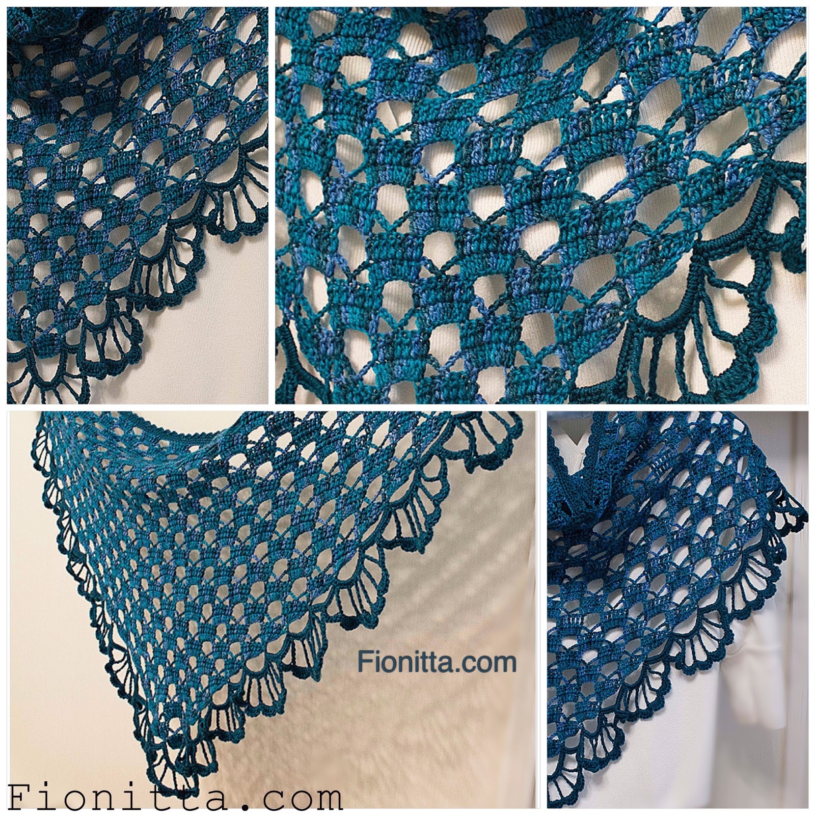 Irish crochet & SHAWL = ШАЛЬ