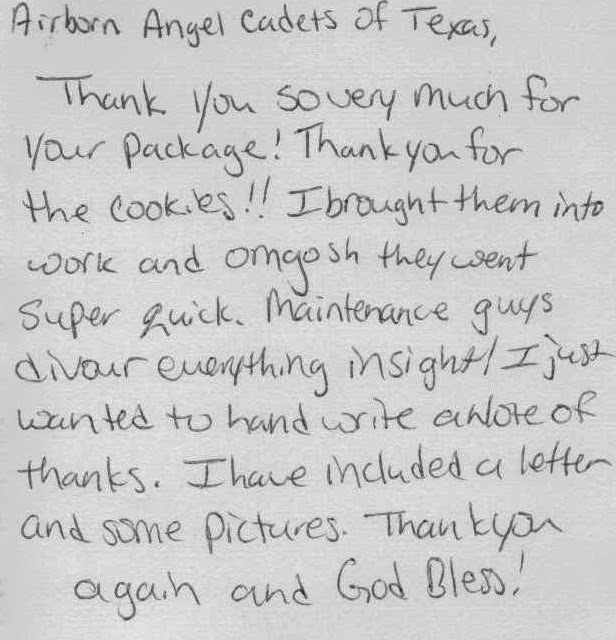 sample letter to soldier