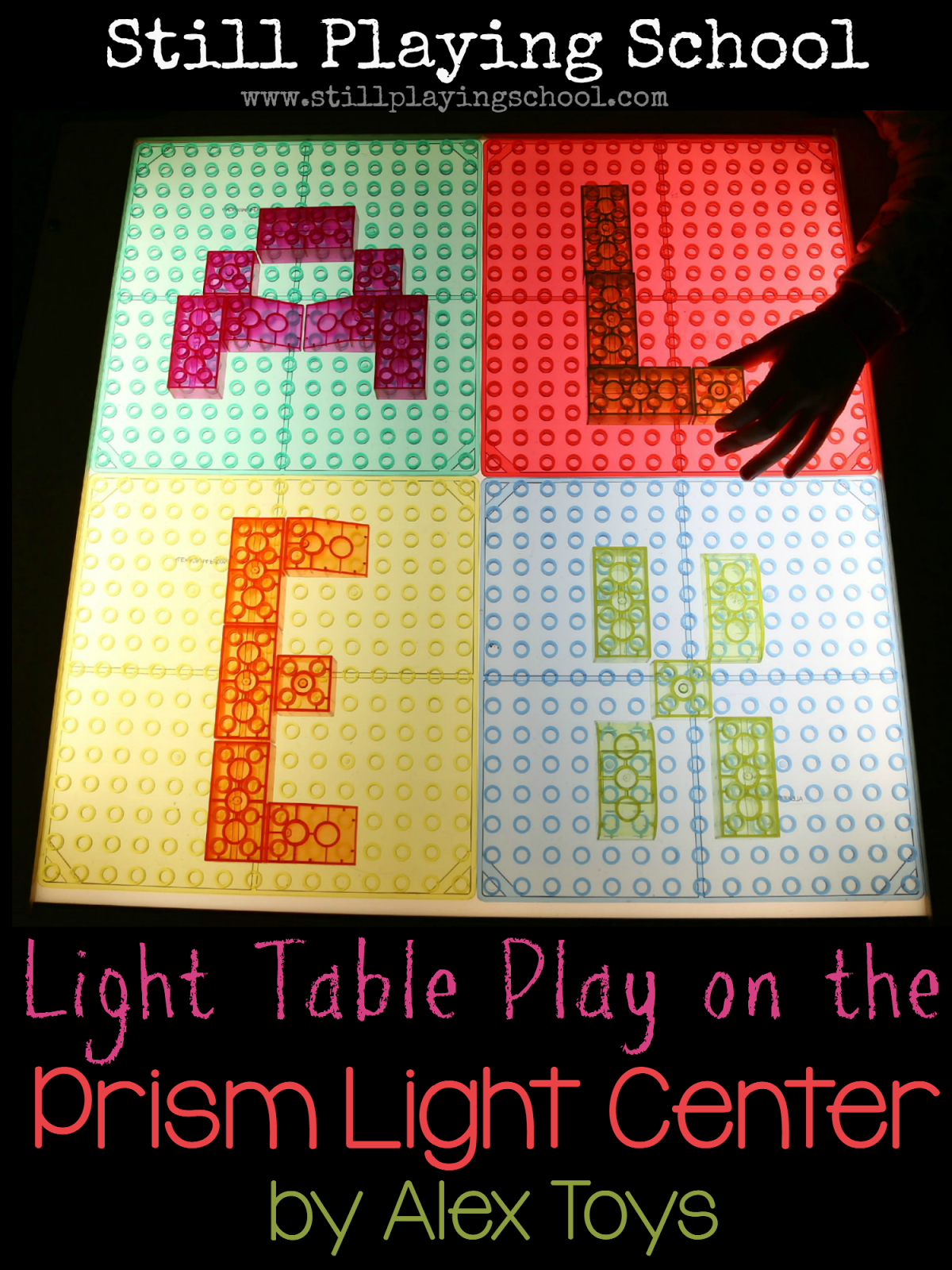 Light Table Play on the Prism Light Center by Alex Toys Still Playing
