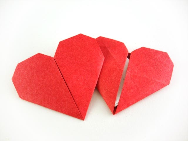 Anleitung: Origami Herz mit Geheimfach - Handmade by Frizzi