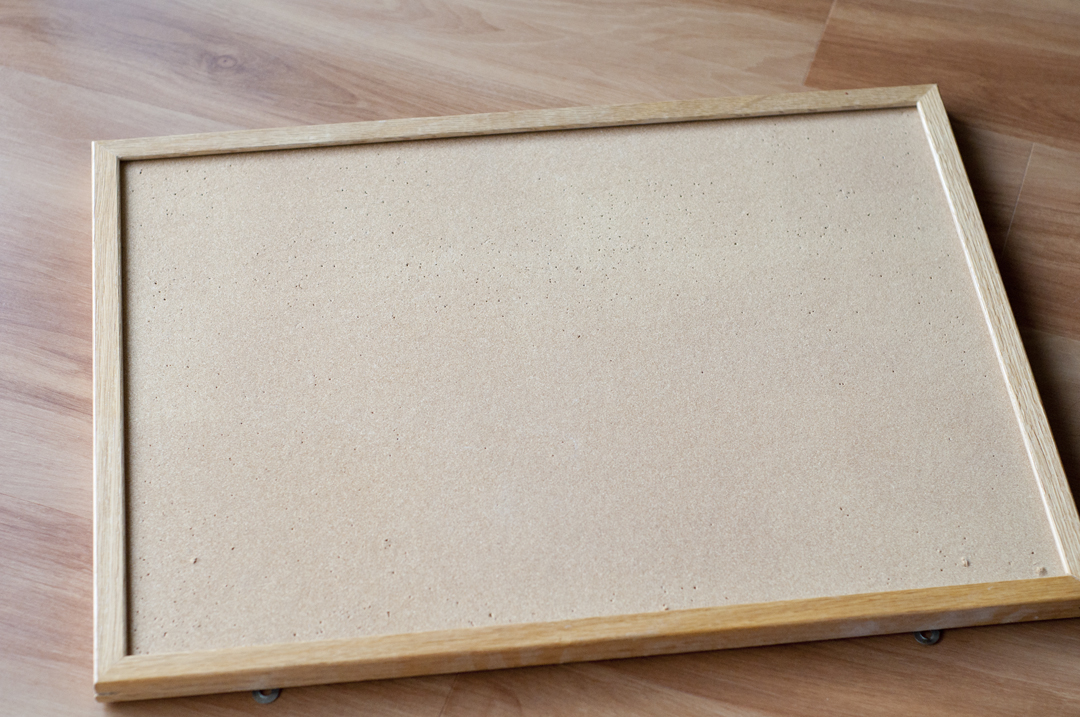 a mix & matchy blog cork board makeover