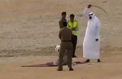 Public execution in Saudi Arabia (file photo)