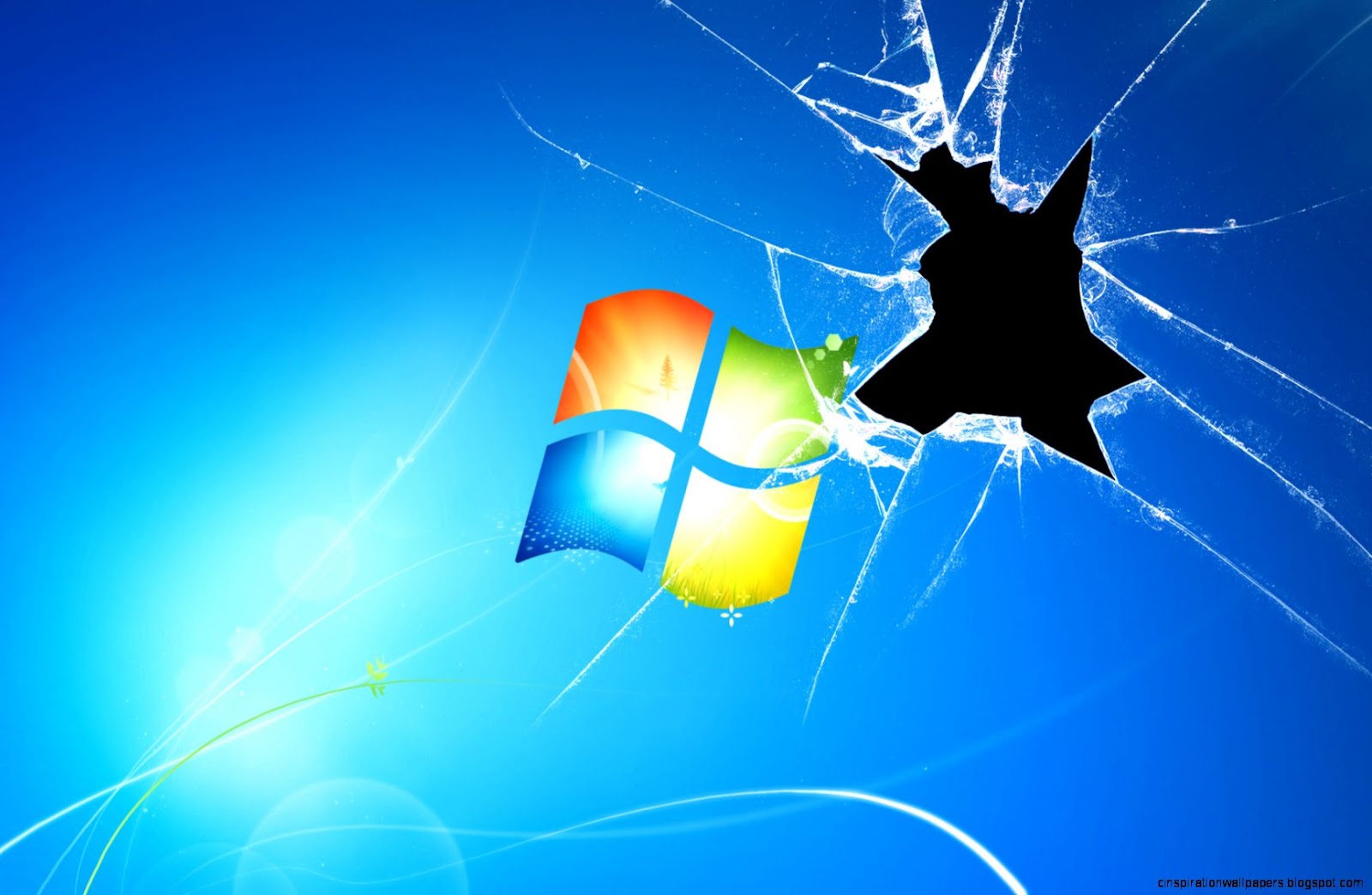 Windows 7 Broken Screen Desktop Windows 7 Broken Screen Desktop