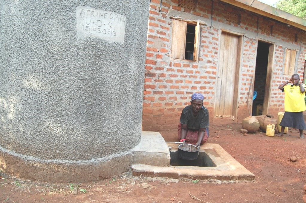 Uganda Development Services More water tanks for rural families
