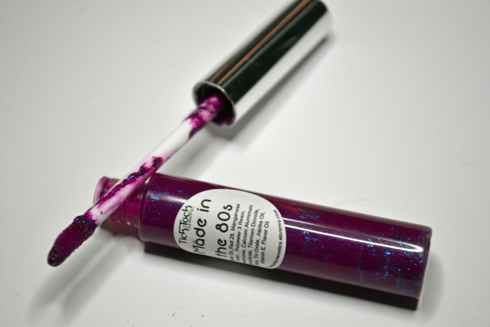 Mad About Beauty A Review Tick Tock Cosmetics Made In The 80's Lip Gloss