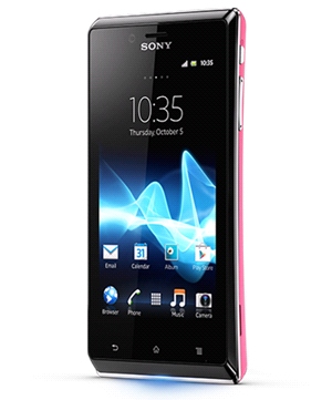 Sony Xperia J Rosado