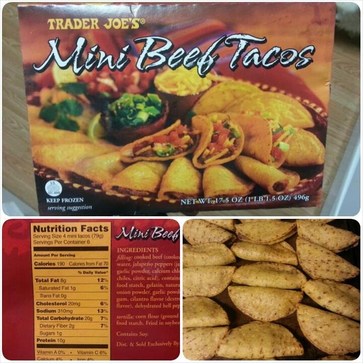 Shannon's Lightening the Load Trader Joe's Mini Beef Taco's