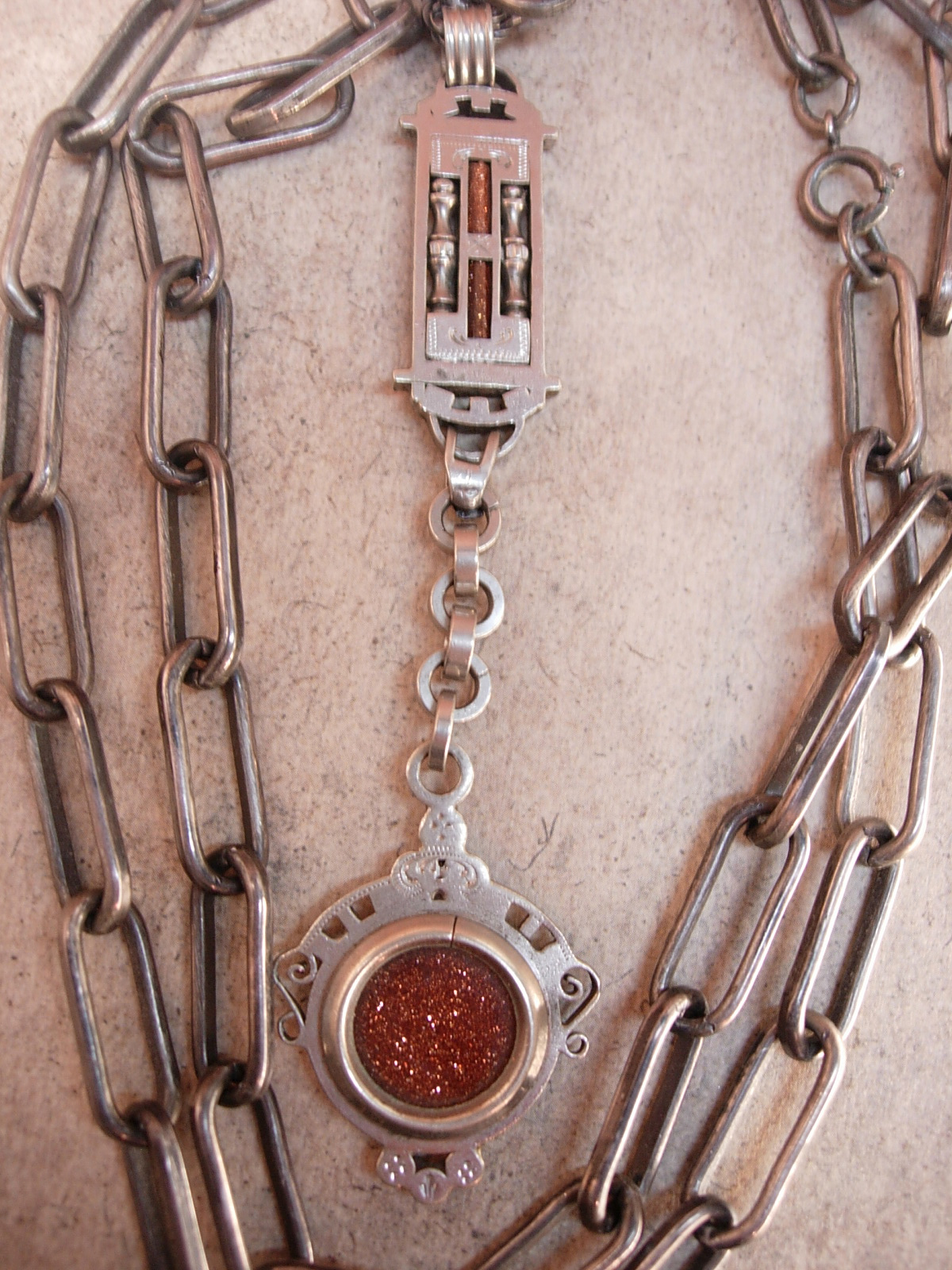 VintageSparkles****** Newest Trend...Antique Watch FOB Necklaces