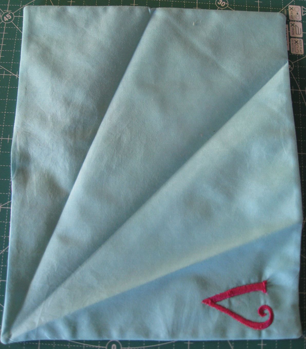 Vicki's Fabric Creations Folded Fabric Scissor Holder Tutorial