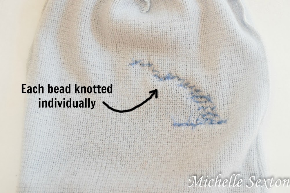 knot each bead individually