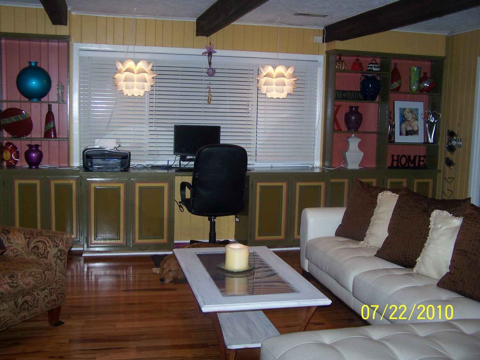 Double Take Designs Ugly Family Room Make Over