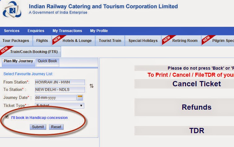 Handicap Id Card Issued By Railway