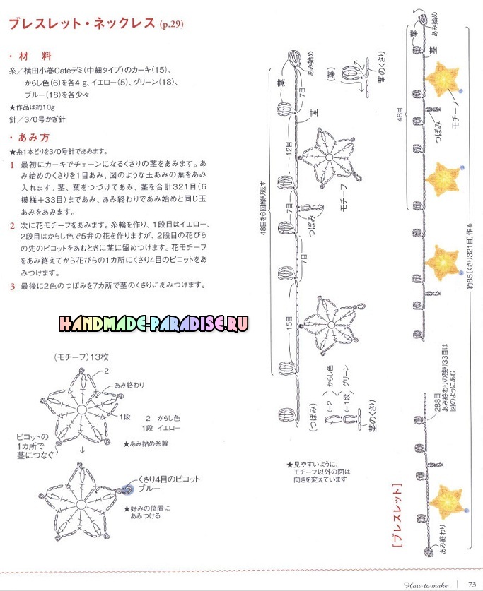 Японский журнал со схемами вязания аксессуаров и предметов интерьера