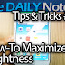 Galaxy Note 2 Tips & Tricks Episode 41: Achieving Maximum Brightness & Less than Minimum Dimness