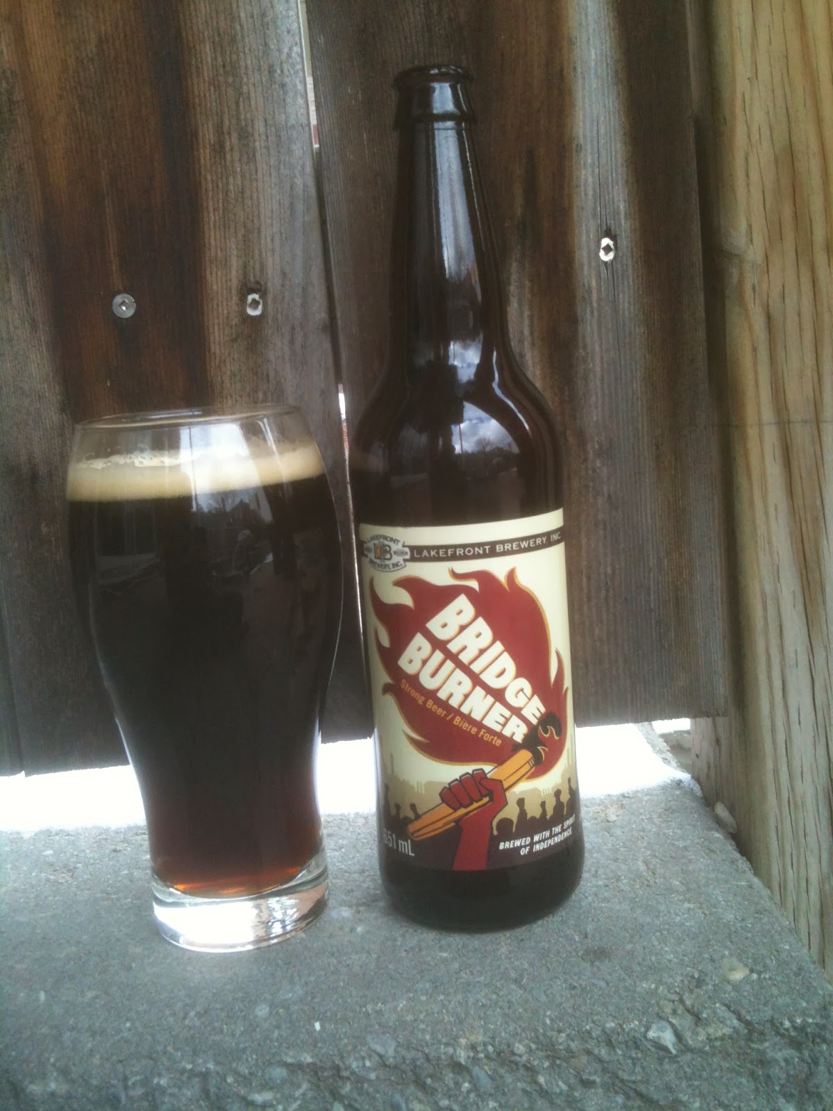 Stout Man in a Bitter World Bridge Burner