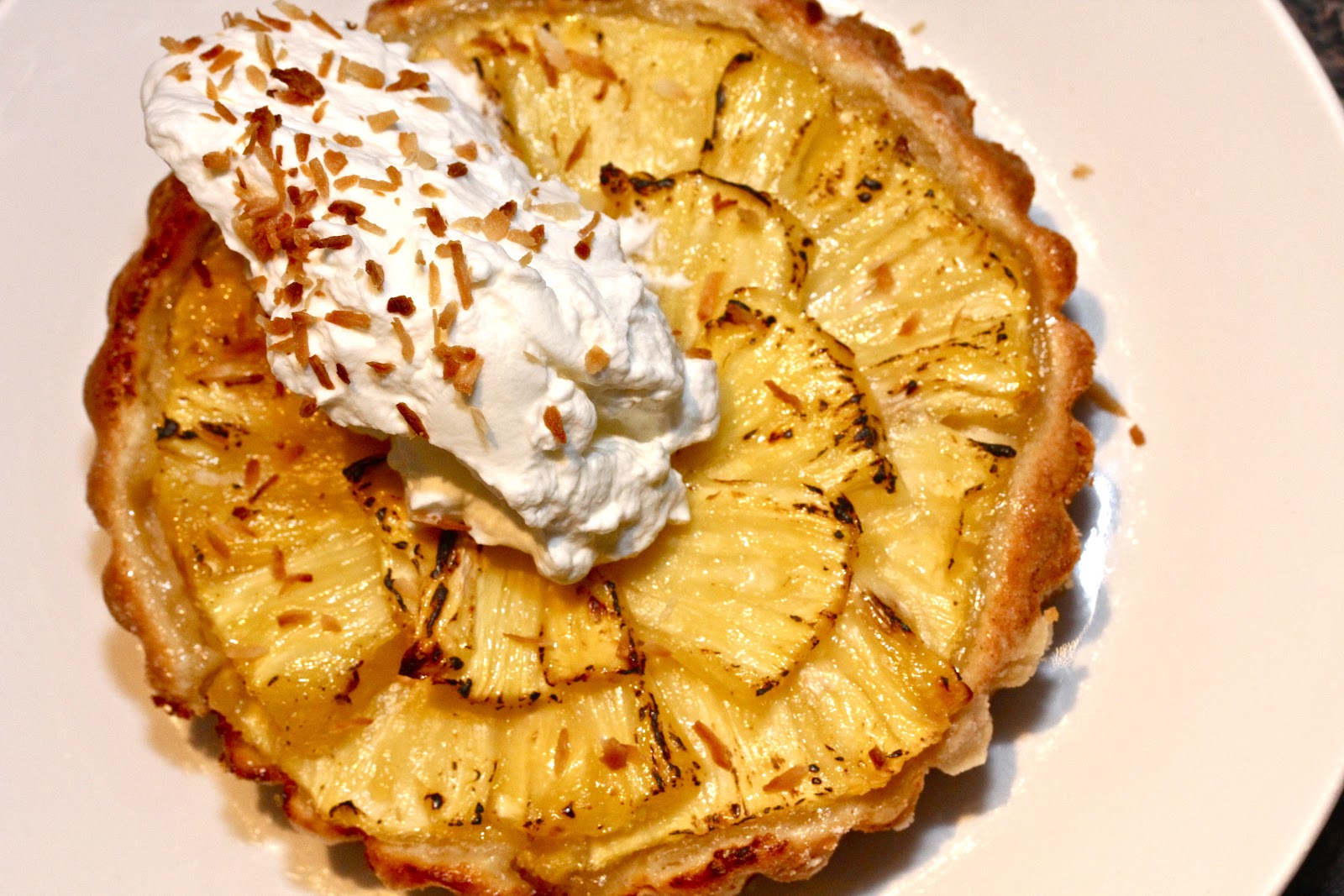 salt and love pineapple and macadamia nut tart
