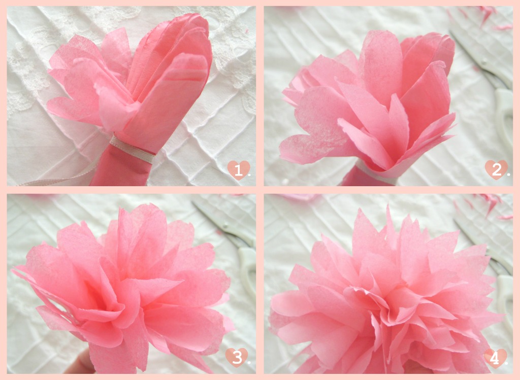 Fanciful Chaos Creative Thursday Tissue Paper Flower Bouquet