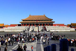 Sightseeing-bus-tourBeijing-Forbidden City-outlook