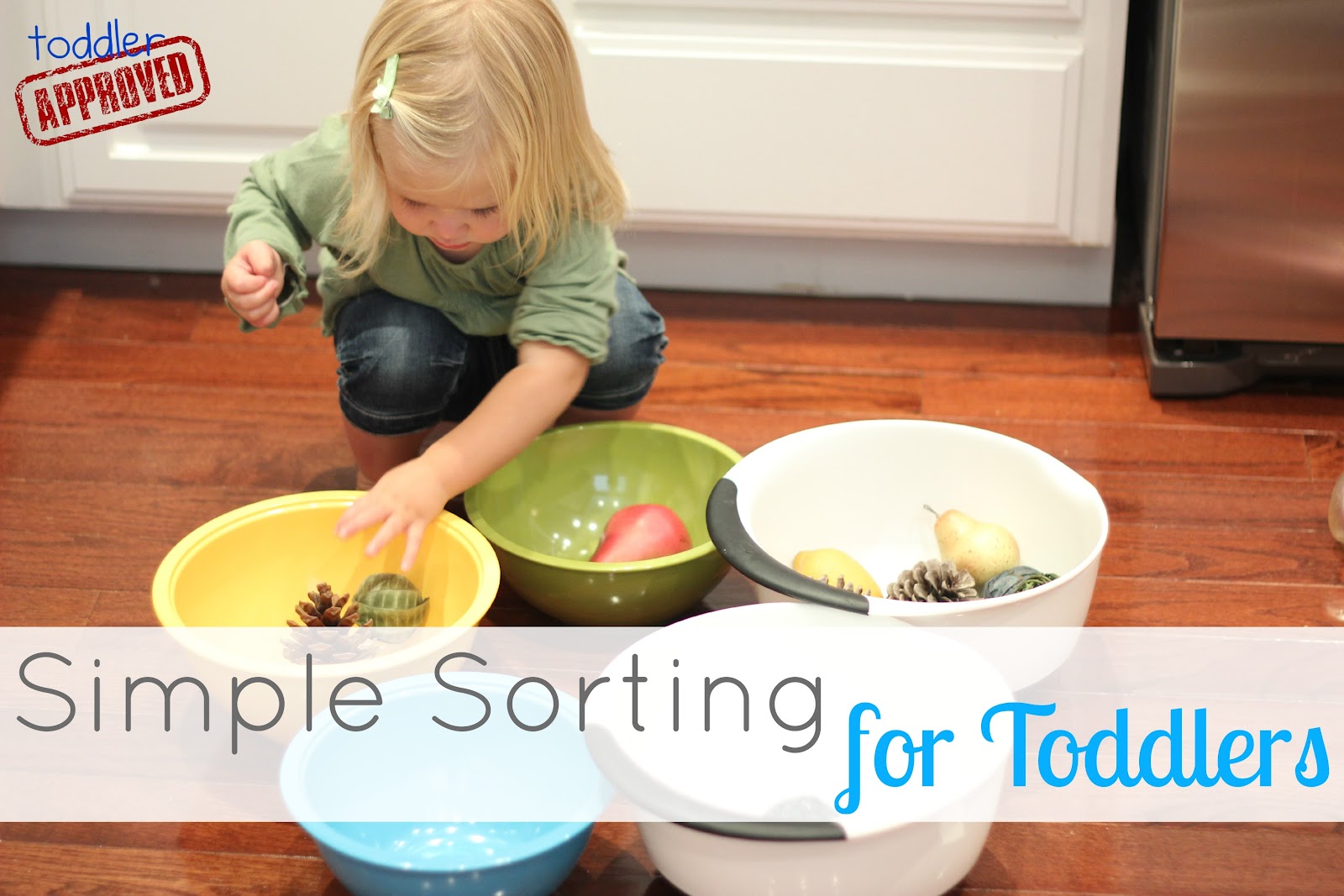 Toddler Approved! Simple Sorting for Toddlers {Kid's Coop}
