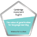 Digital badge on The value of gamification for language learning