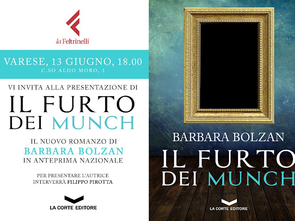 13 giugno 2015: presentazione in Feltrinelli (Varese) de "Il furto dei Munch"