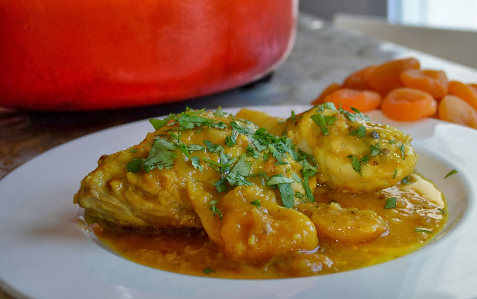 Coconut Apricot Chicken Curry